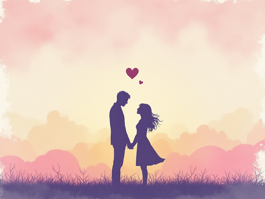 Happy couple together